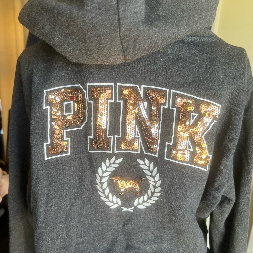 Victoria’s secret’s pink sequin sweater and pants - Picture 5 of 6